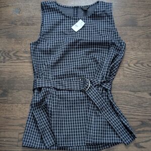 SOLD - NWT - Ann Taylor Plaid Blouse